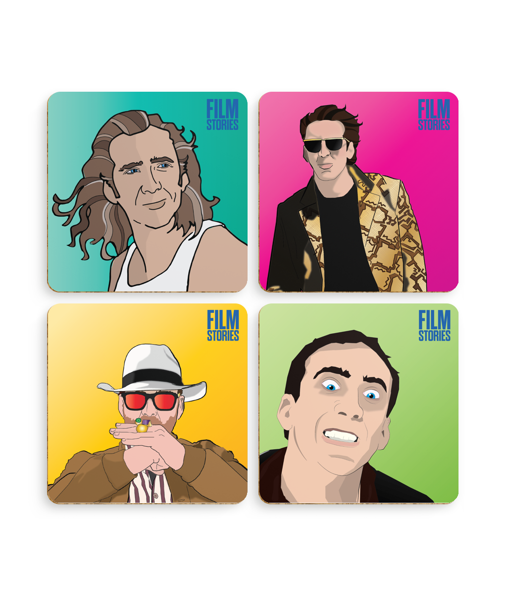 Issue #53 (William Tell): Magazine, Nic Cage Scratch Poster + Coaster Bundle