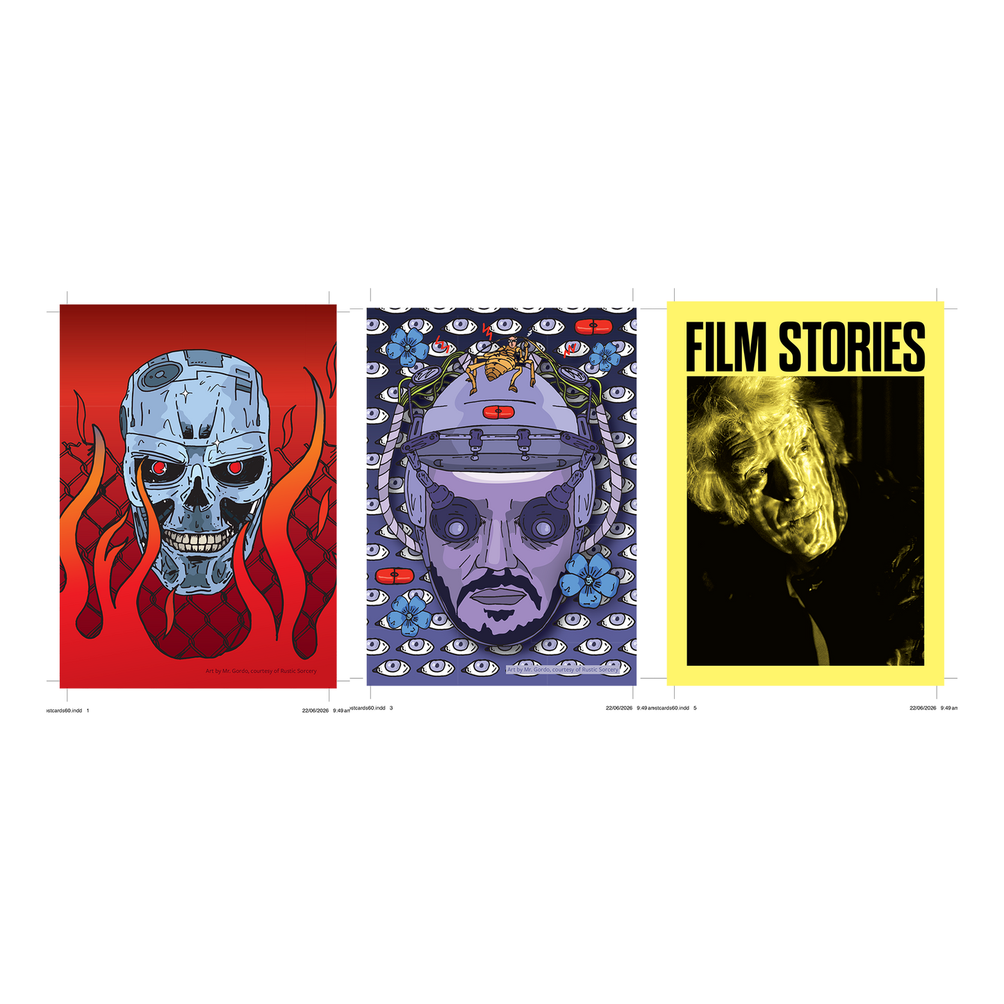 Issue #60 Magazine + Postcard Bundle (3x Covers + 3x Postcards: A Scanner Darkly Magazine + 1991 + Roger Deakins)