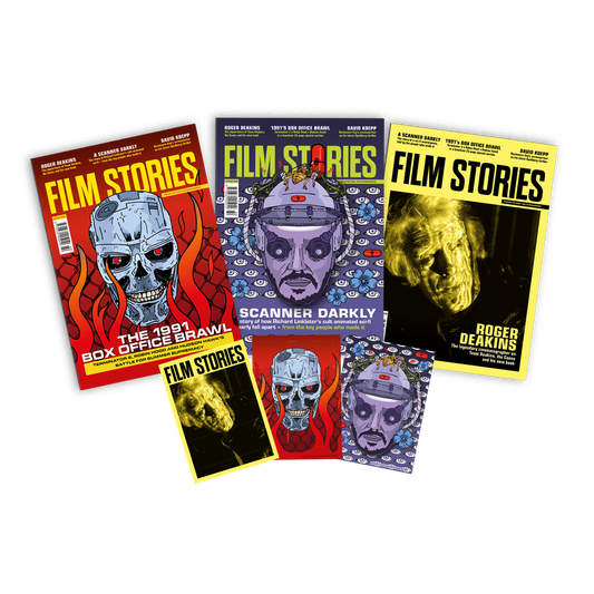 Issue #60 Magazine + Postcard Bundle (3x Covers + 3x Postcards: A Scanner Darkly Magazine + 1991 + Roger Deakins)