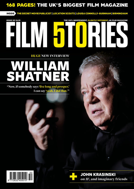 Film Stories issue 50! 168 pages. Huge WIlliam Shatner exclusive.