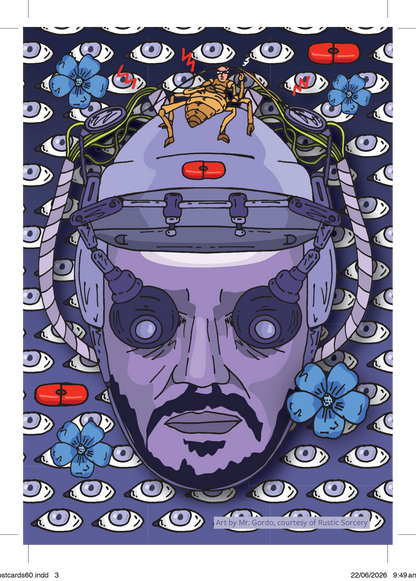 Issue #60 Magazine + Postcard Bundle (3x Covers + 3x Postcards: A Scanner Darkly Magazine + 1991 + Roger Deakins)