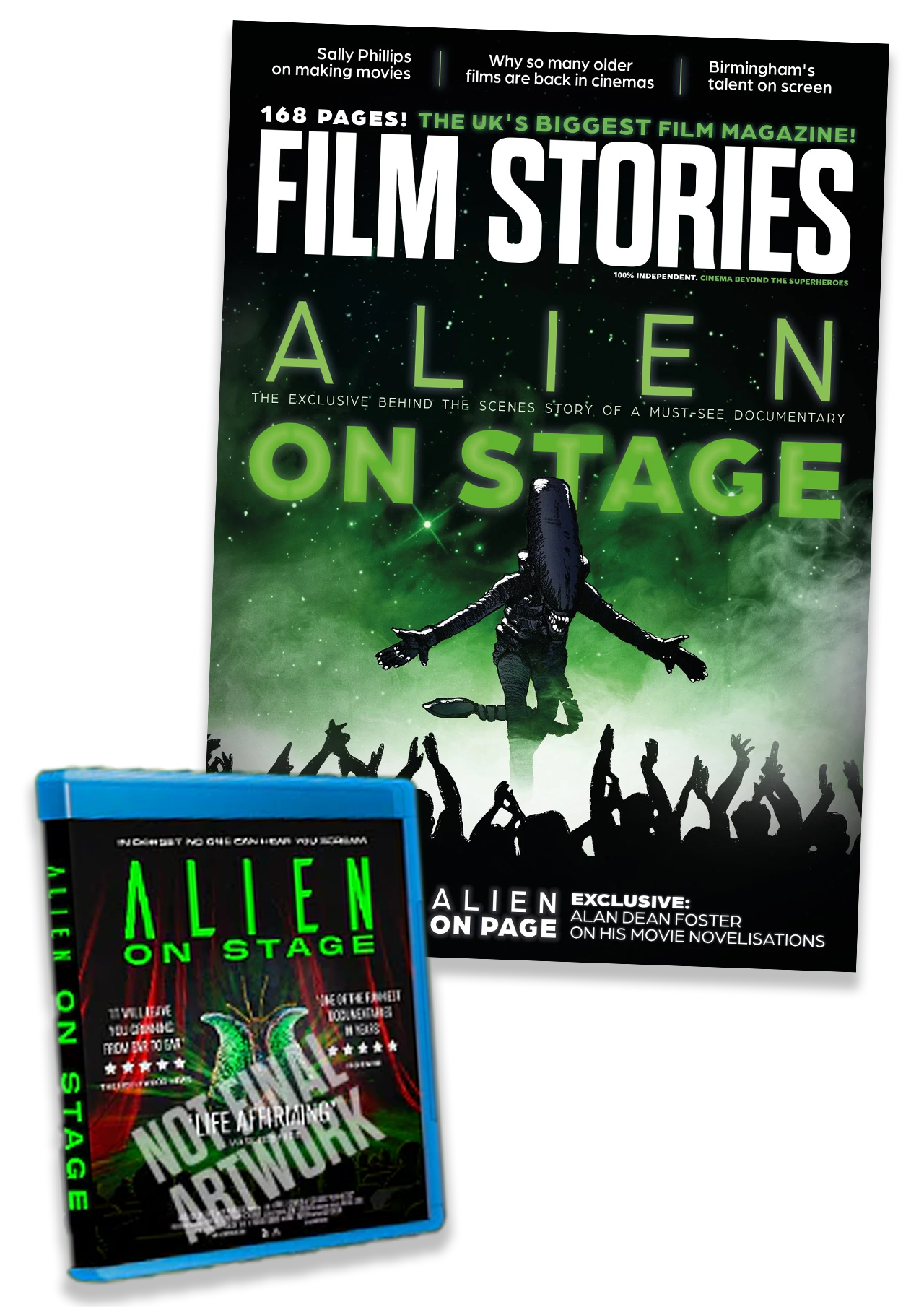 Issue 54 (Alien On Stage): Magazine + Signed Blu-Ray Bundle – Film Stories
